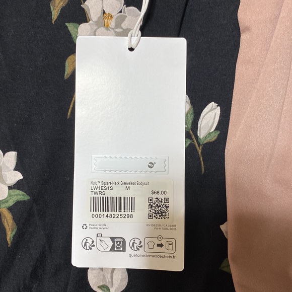 🆕 Lululemon Wundermost Ultra-Soft Nulu Square-Neck Sleeveless Bodysuit NWT - Picture 14 of 15